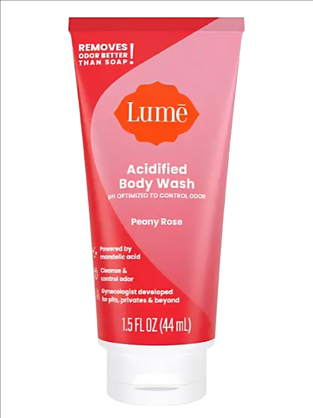 💐🆓️W/ $55 Purchase! Lume Peony Rose Acidified Travel Body Wash, 1.5FLOZ/44ML🆕